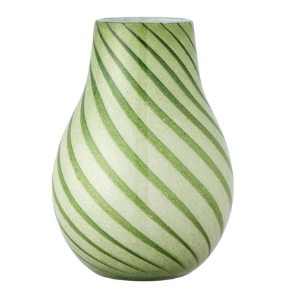 Bloomingville Leona Vase, grün, Glas