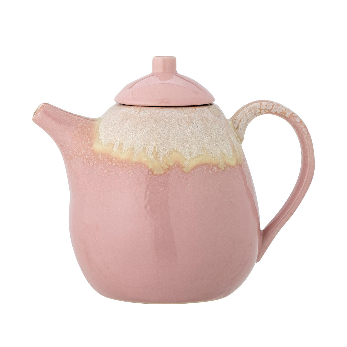 Bloomingville Louisa Teapot, Rosa, Steinzeug