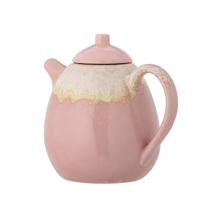 Bloomingville Louisa Teapot, Rosa, Steinzeug