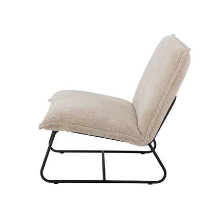 Bloomingville Cape Lounge Chair, Nature, recyceltes Polyester