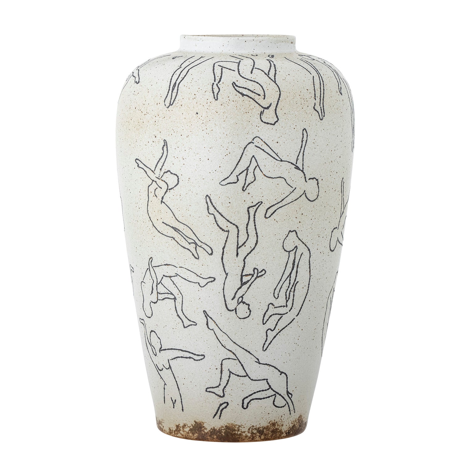 Bloomingville Adah Vase, Natur, Steinzeug