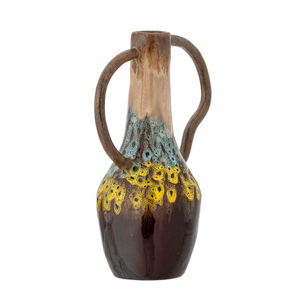 Kreative Kollektion Mahnoor Vase, Brown, Steinzeug