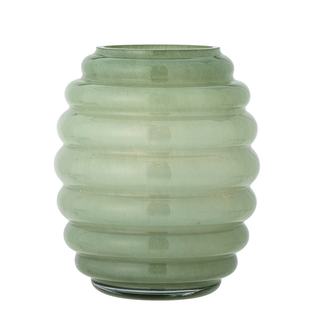 Bloomingville Saihah Vase, grün, Glas