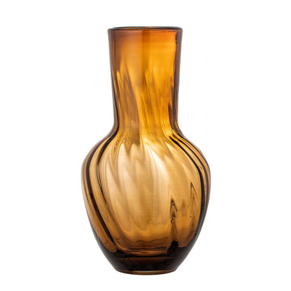 Kreative Kollektion Saiqa Vase, Brown, Glas