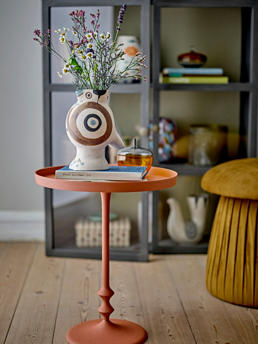 Bloomingville Anjou Side Table, Orange, Aluminium