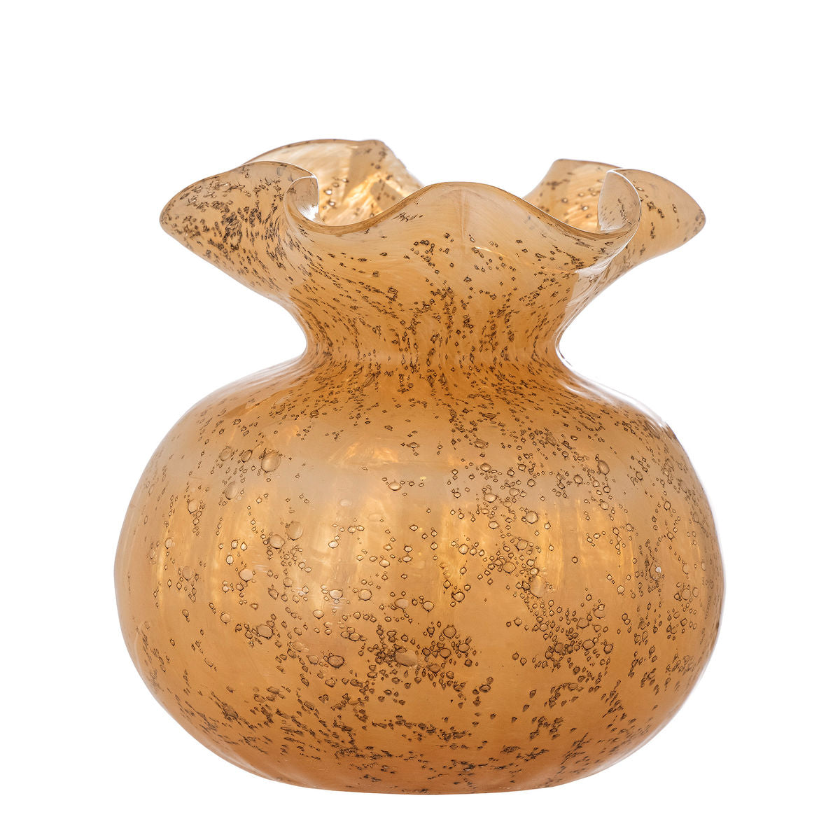 Kreative Sammlung Thebe Vase, Orange, Glas