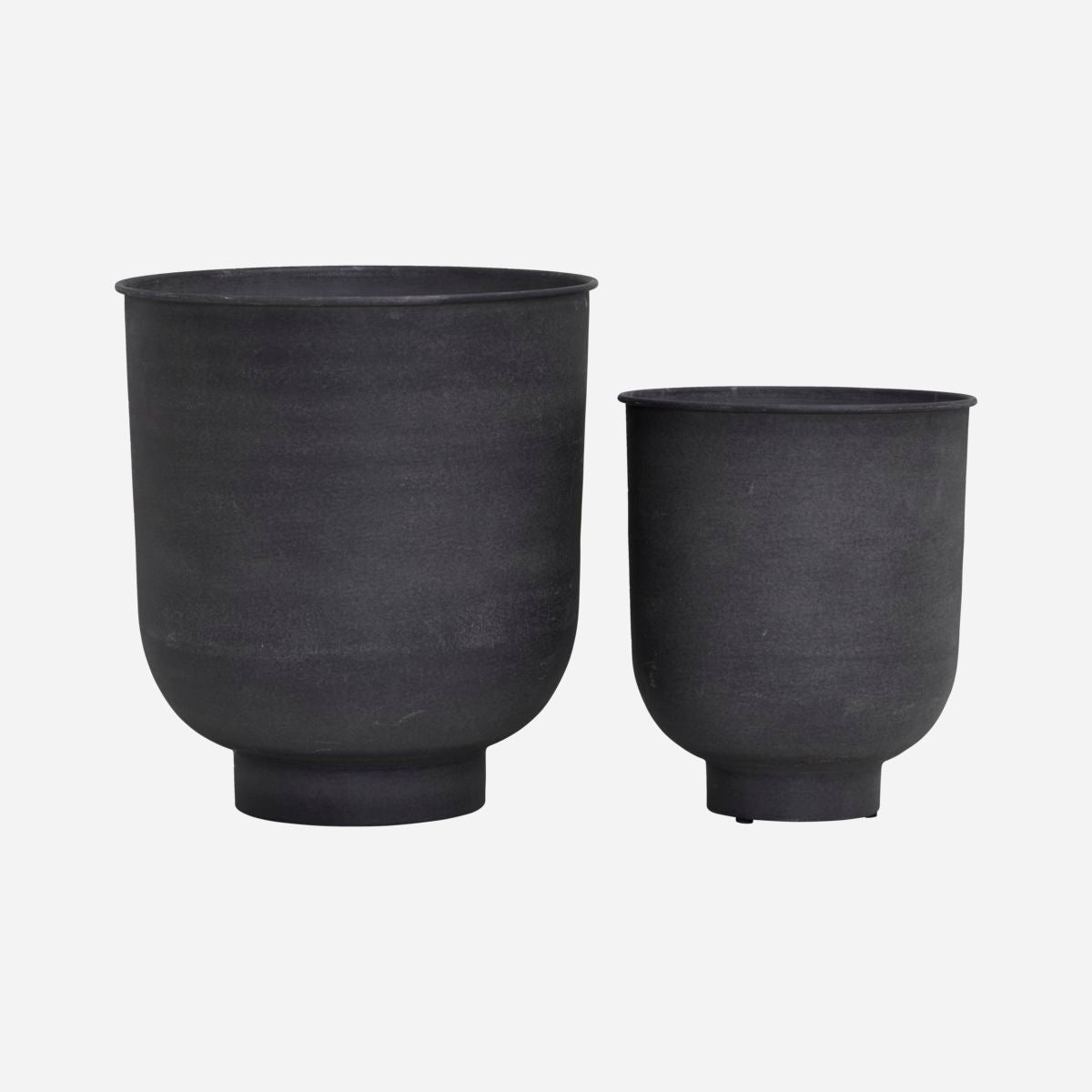 House Doctor Herb Pot, Vig, Gray-S :, H: 35 cm, Dia: 30 cm, L:, H: 45 cm, Dia: 40 cm