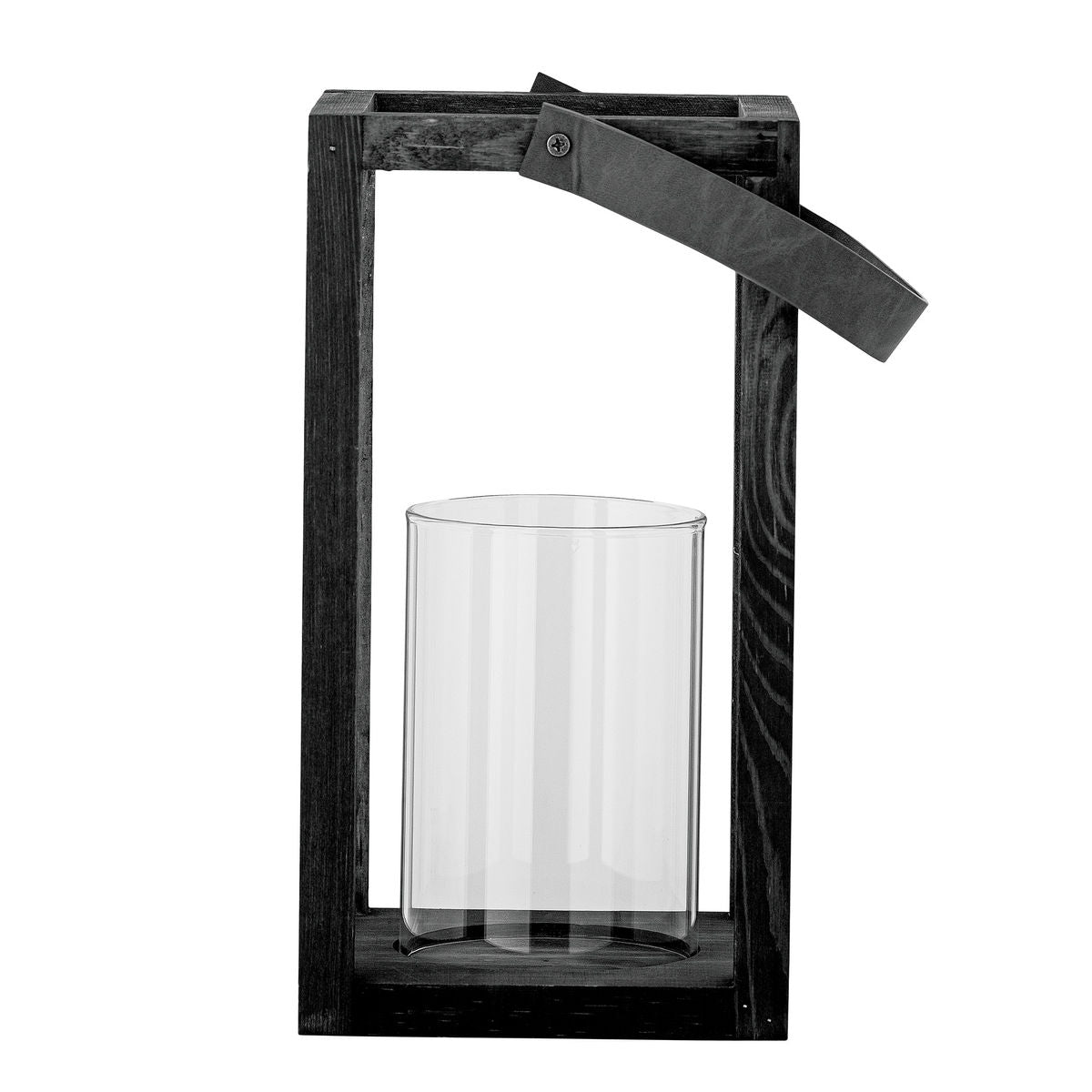 Bloomingville Lyra Lantern mit Glas, schwarz, Mann