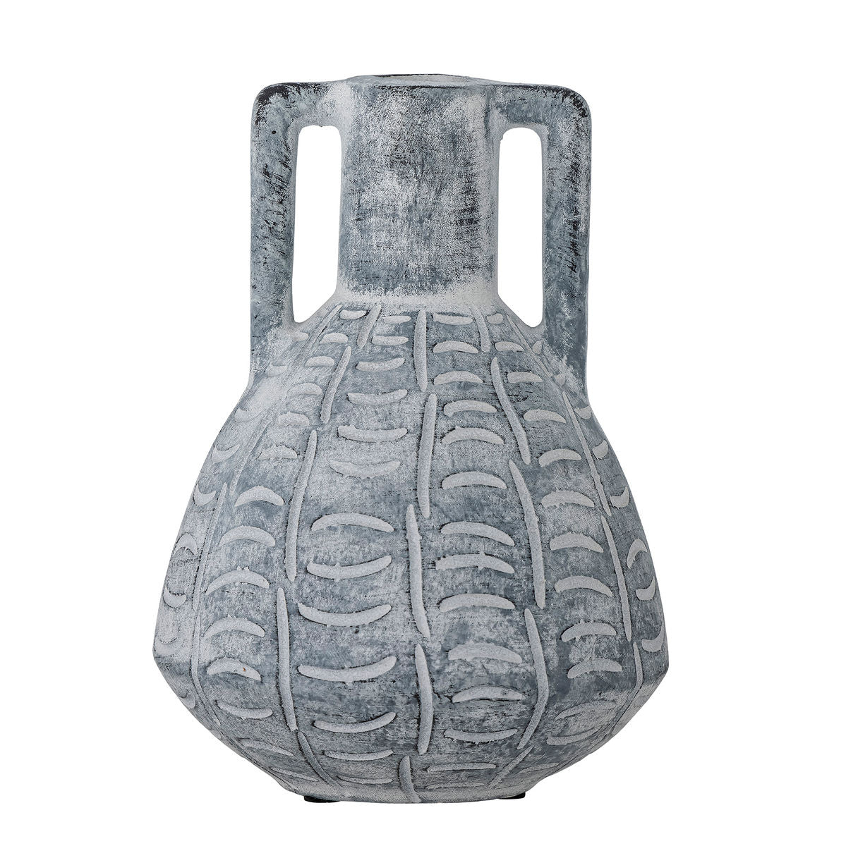 Kreative Kollektion Rane Vase, Gray, Keramik