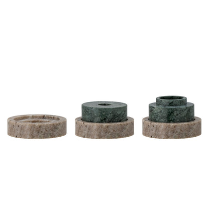 Bloomingville Dalin Lighthouse &amp; Candlestick, Green, Marmor