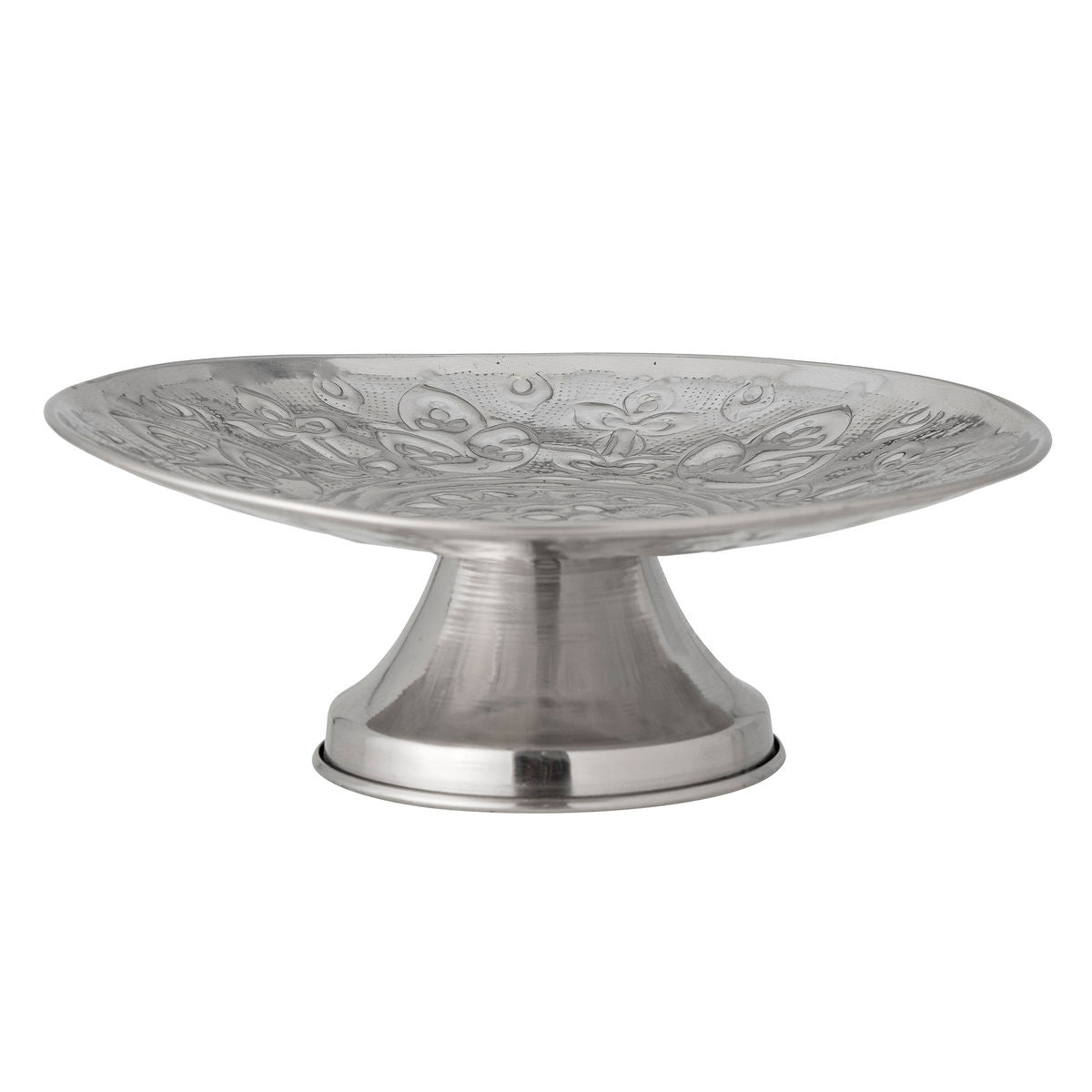 Bloomingville Litha Cake Dish, Silber, Metall