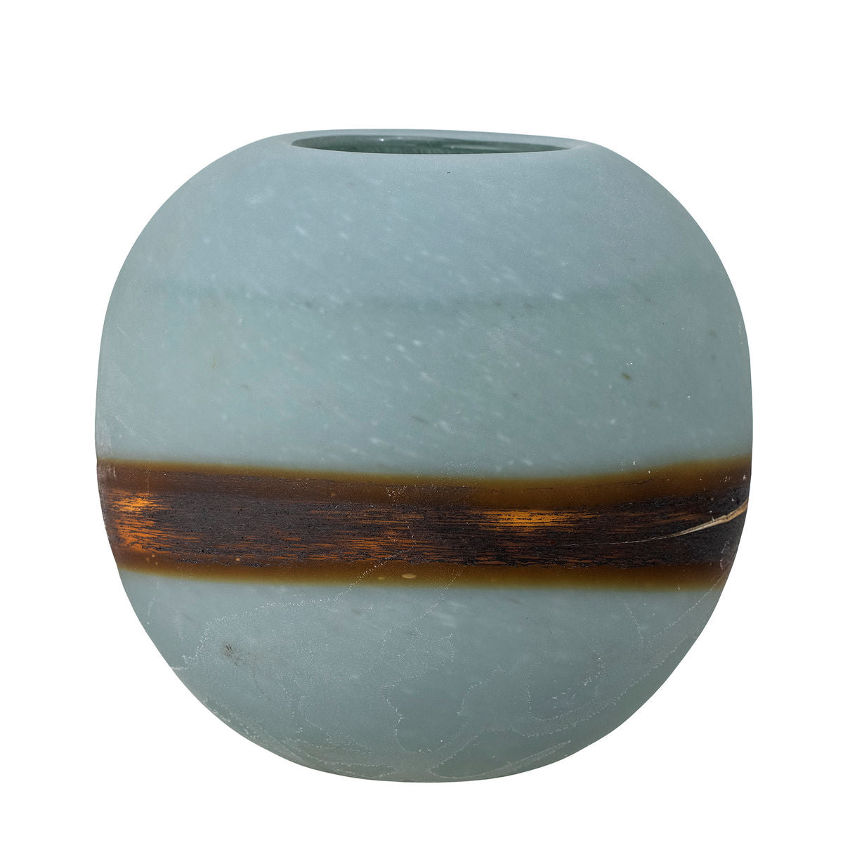 Kreative Kollektion Melike Vase, Blau, Glas