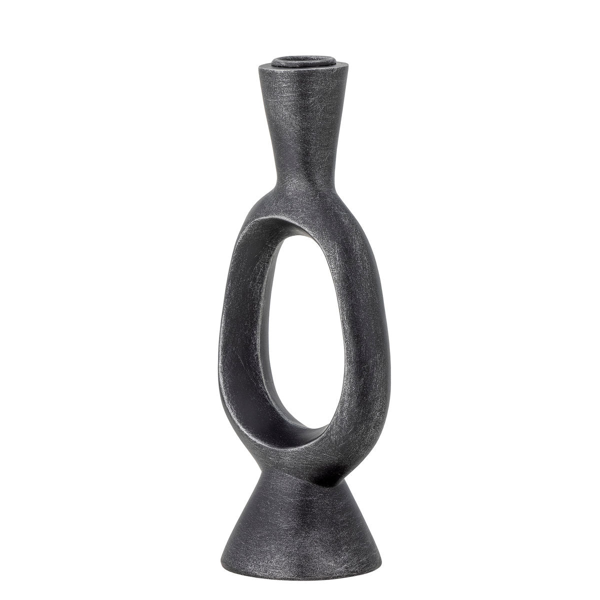 Bloomingville Bijan Candlestick, Schwarz, Polyresin