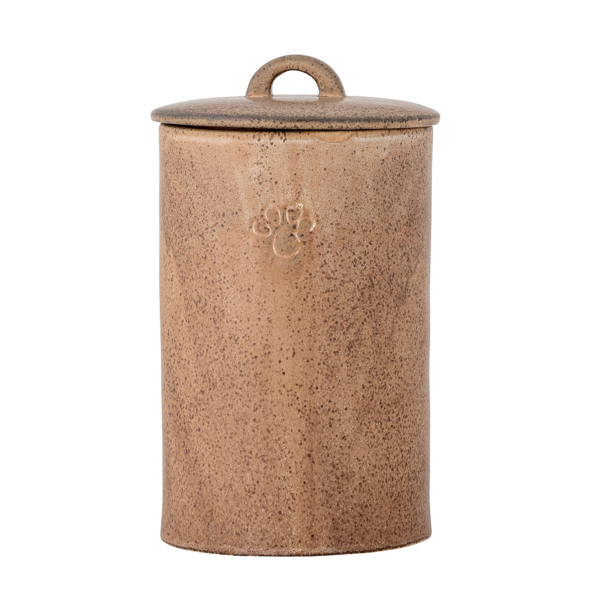 Bloomingville Buddy Pot mit Deckel, Braun, Steinzeug