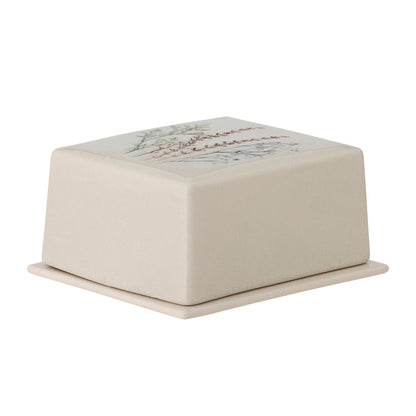 Bloomingville Bea Butter Box, Natur, Steinzeug