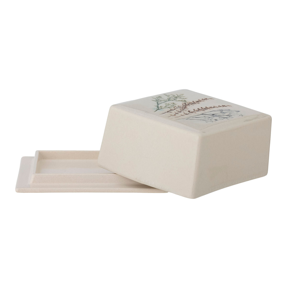 Bloomingville Bea Butter Box, Natur, Steinzeug