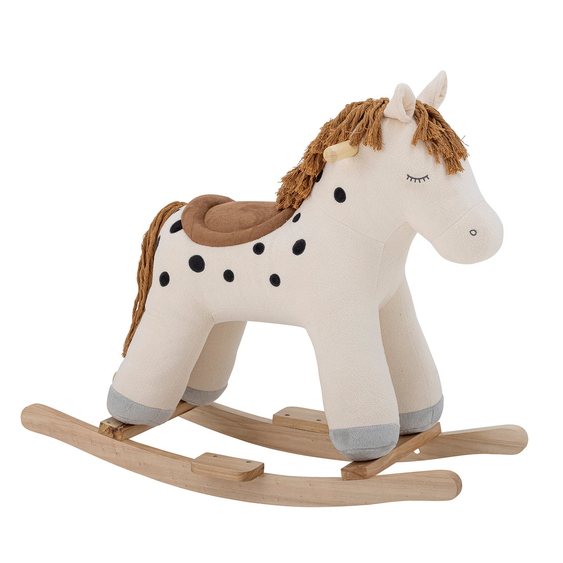 Bloomingville Mini - Merlen Ginging Horse, Horse, Weiß, Polyester