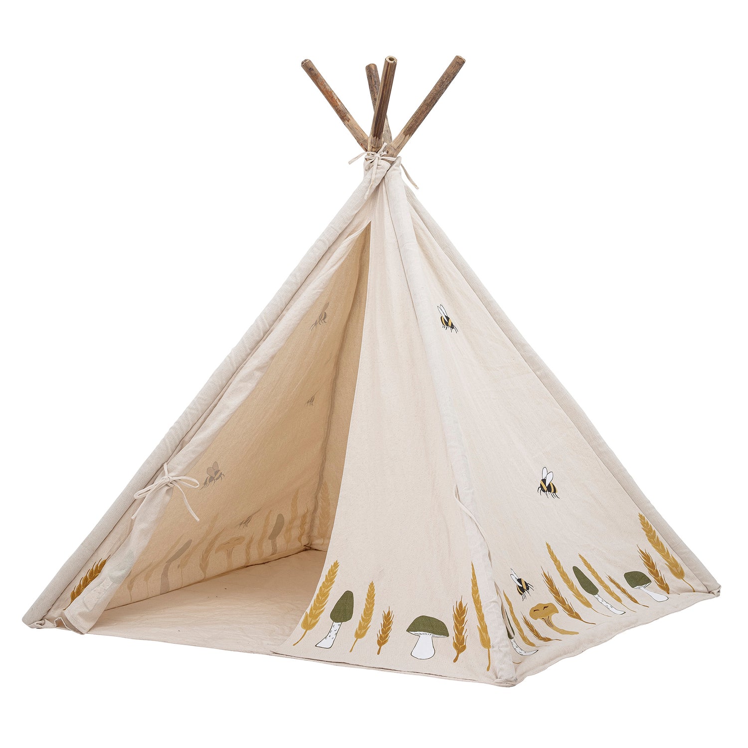 BLOOMINGVILLE MINI Millo Legetipi, Natur, Bomuld - L110xH127xW110 cm - DesignGaragen.dk.