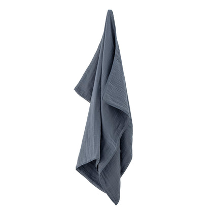 Bloomingville Mini - Musselin Teppich, Blau, Baumwolle oeko -tex®